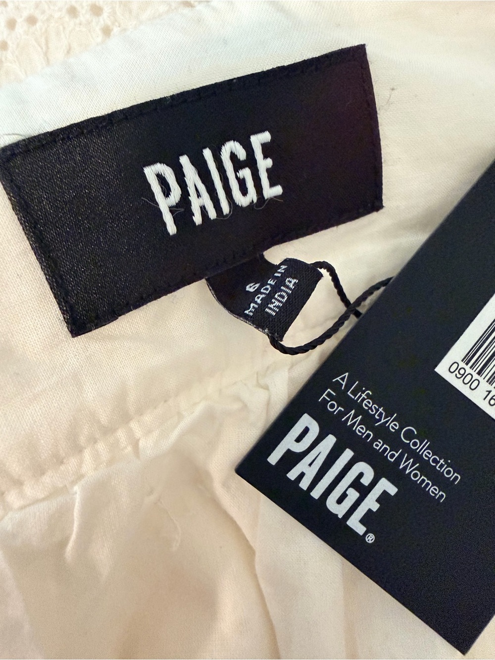 PAIGE Ojai White Eyelet Midi Skirt - Picture 6 of 7